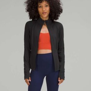 Lululemon 2022 InStill Full Zip Jacket Pockets In Black Size 12 Nulu Luxtreme